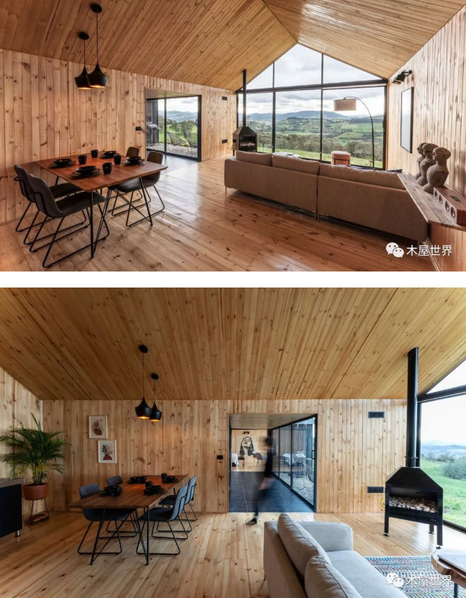 这座简陋而舒适的模块装配式建筑化小屋，荒野中惬意自然生活